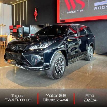 TOYOTA HILUX SW4 2.8 D-4D TURBO DIESEL DIAMOND 7L 4X4 AUTOMÁTICO